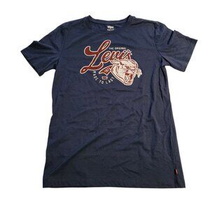 Levis Strauss T-shirt Graphic Print Navy Blue Youth Size XL NEW NWT